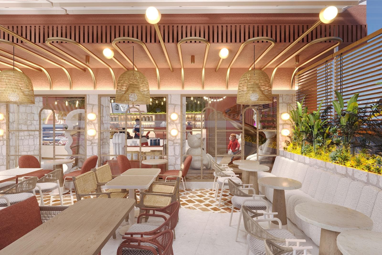 Gaziemir Berry Coffee şube iç mekanı