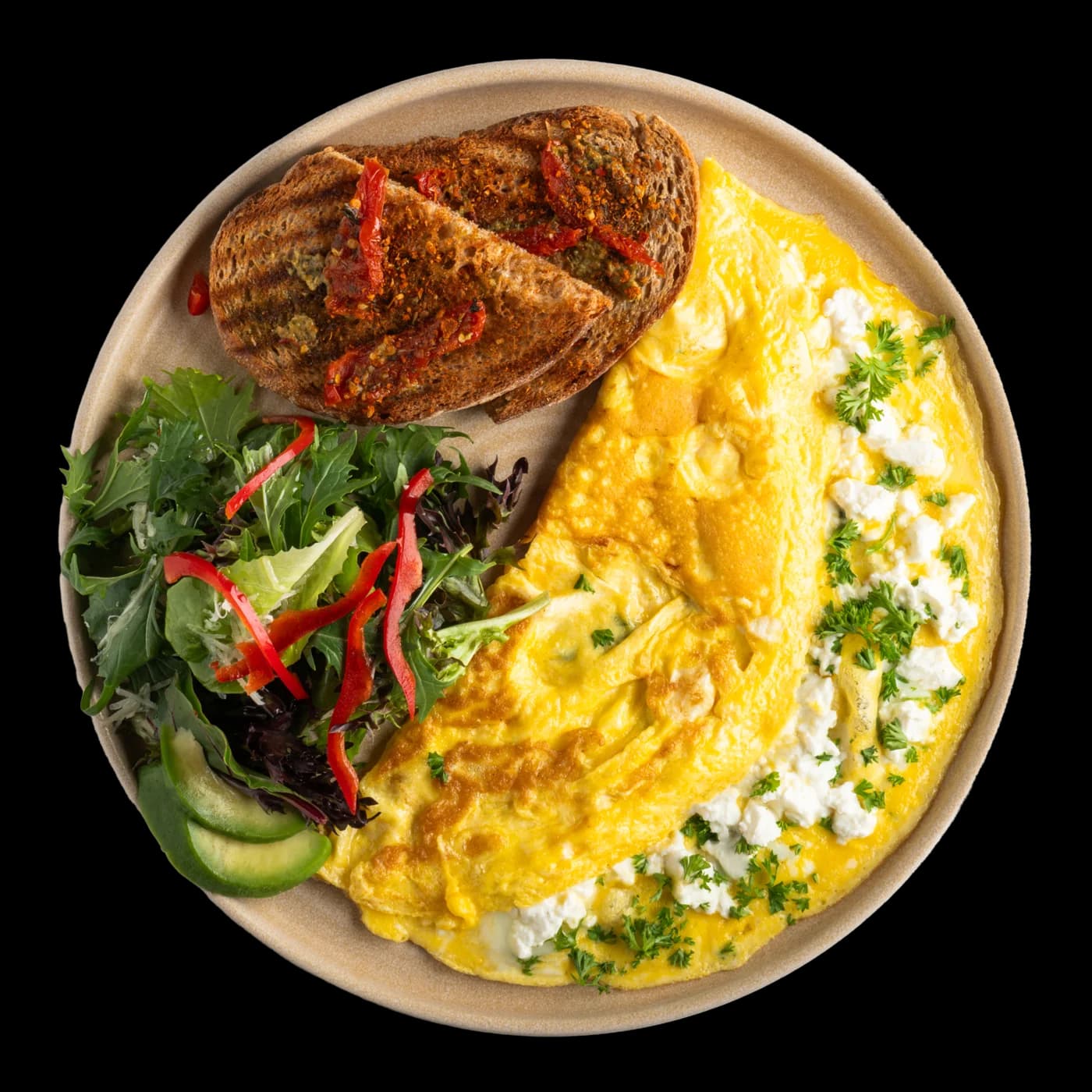 Beyaz Peynirli Omlet