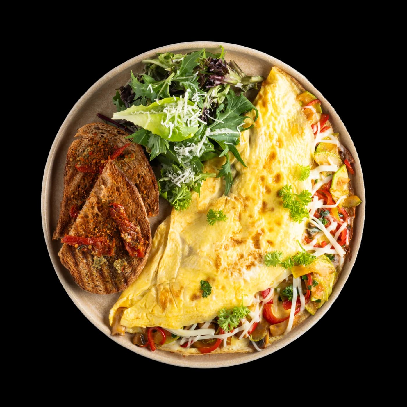 Sebzeli Omlet